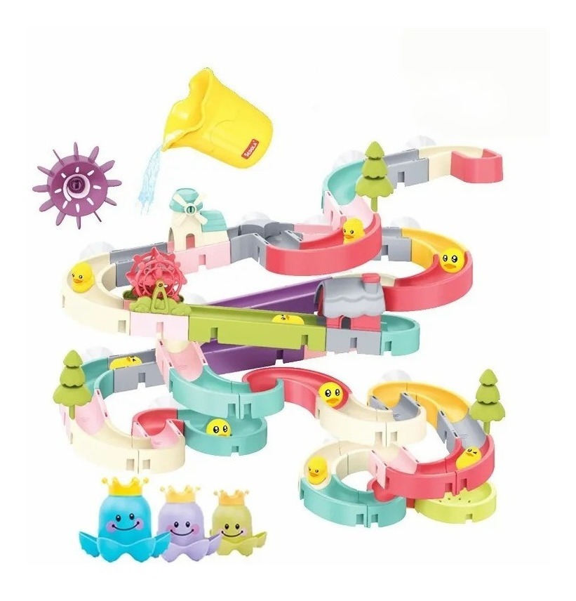 Brinquedos De Banho De Bebê Diy Corrida De Corrida De Mármor
