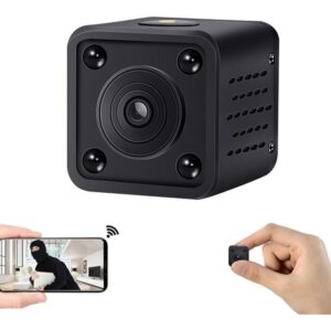 Mini Câmera Espiã Wifi Monitor Remoto Sem Fio Home Security