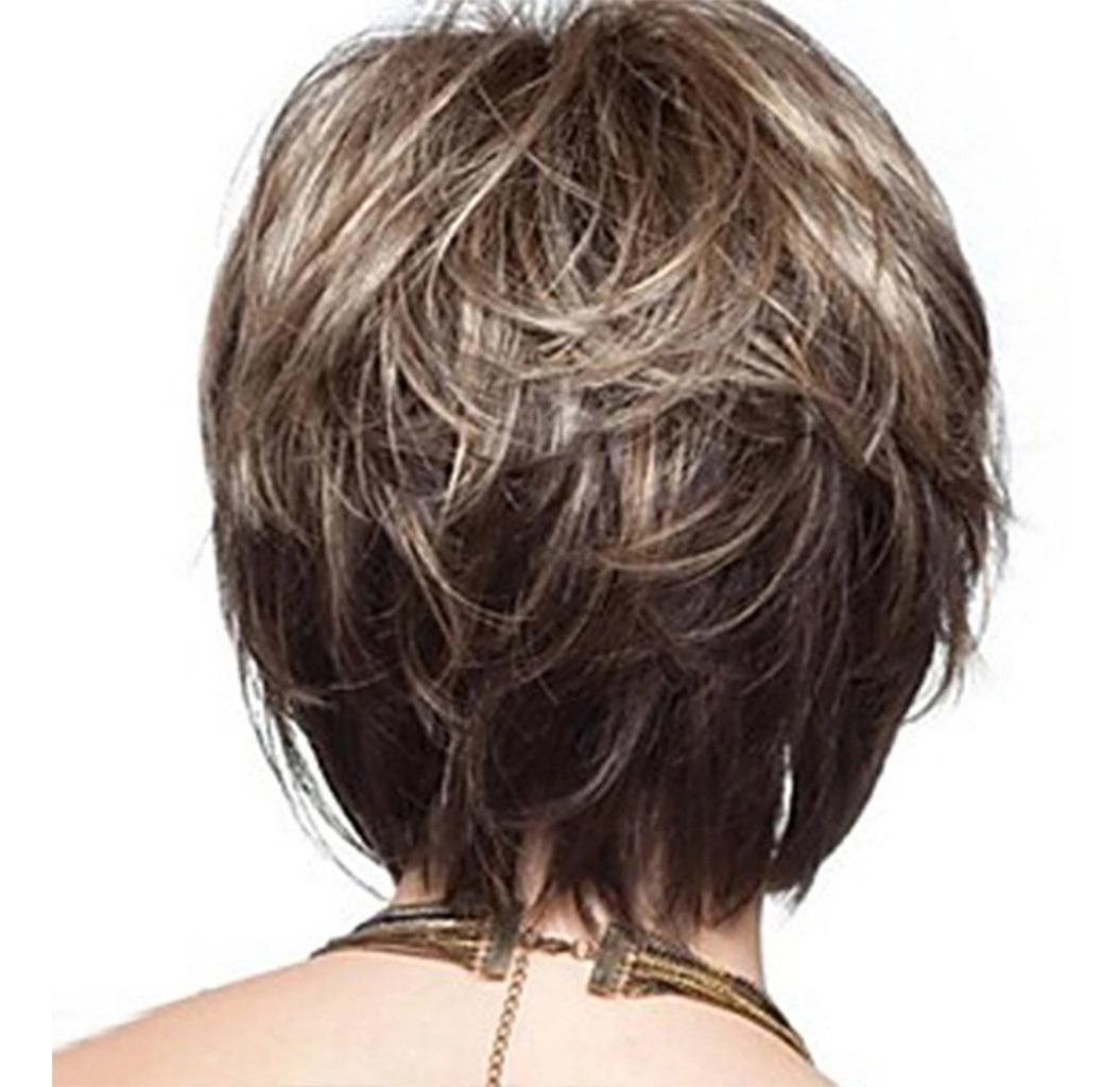 Peruca De Cabelo Curto Feminino C - Imagem 3