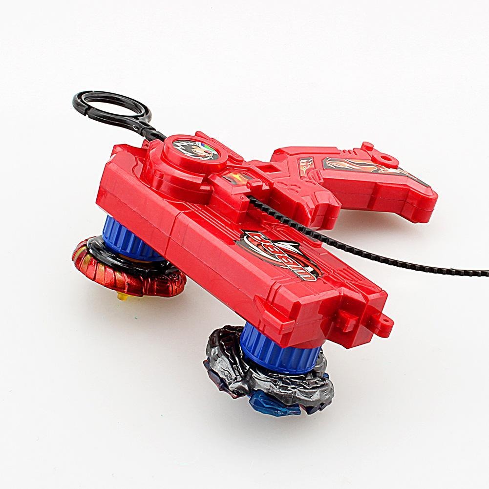 4d Bayblade W/lançador Metal Fusion Masters Luta W/dual L - Imagem 4