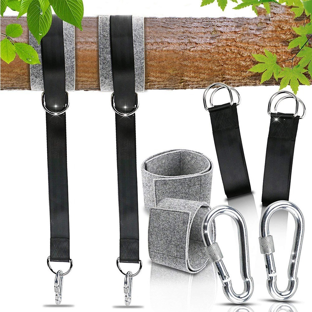 8pcs Árvore Balanço Correias Pendurado Kit Detém 1000kg Com - Imagem 7
