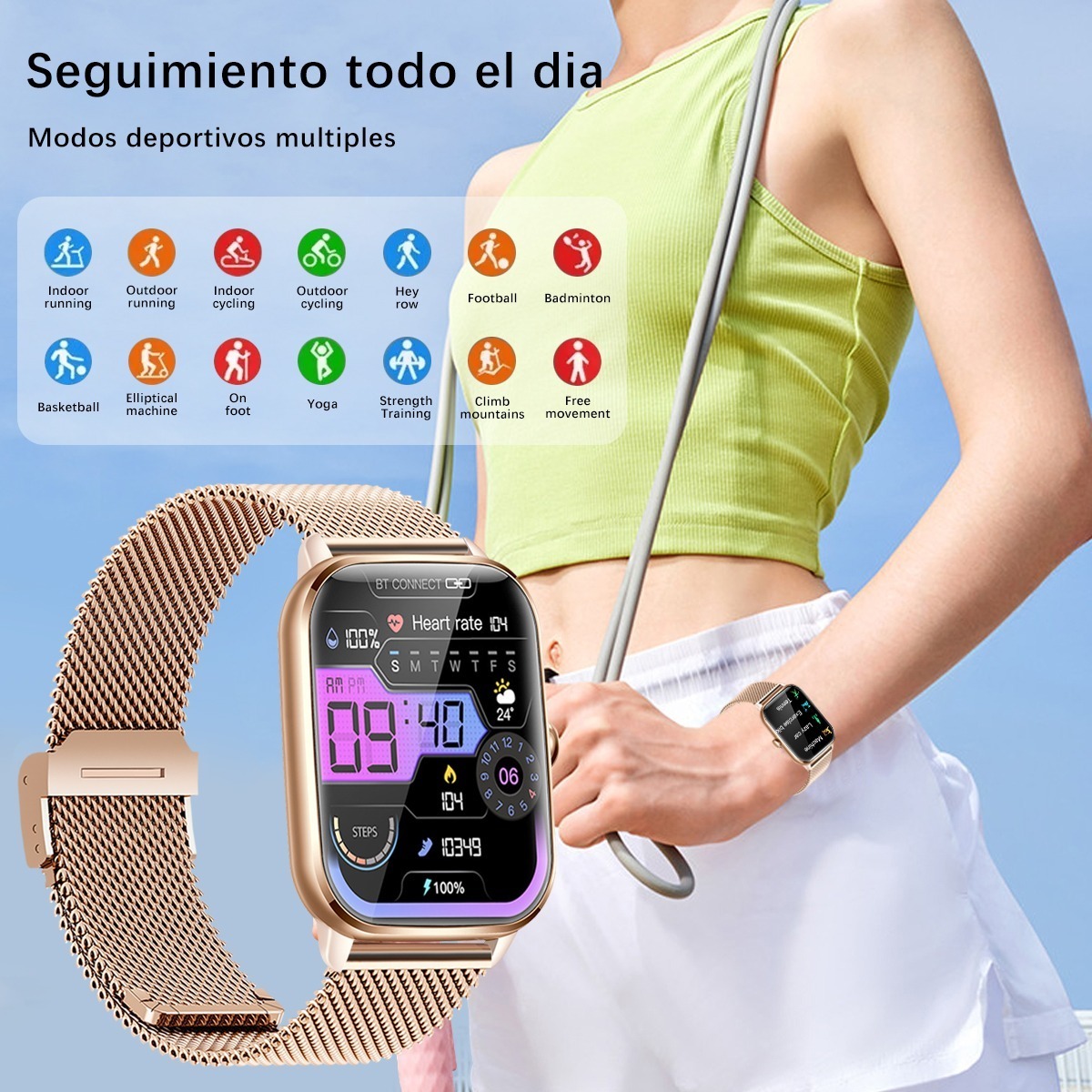 1.9 Relógio Inteligente Masculino Smartwatch Masculino Llama - Imagem 17