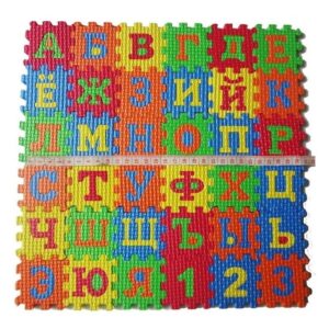 Lazhu 36 Unidades/conjunto Alfabeto Russo Jigsaw Learning Ma
