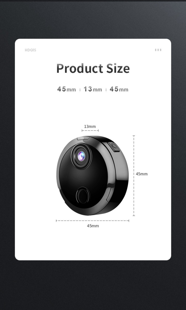 Mini Ip 1080p Câmera Hd - Imagem 2