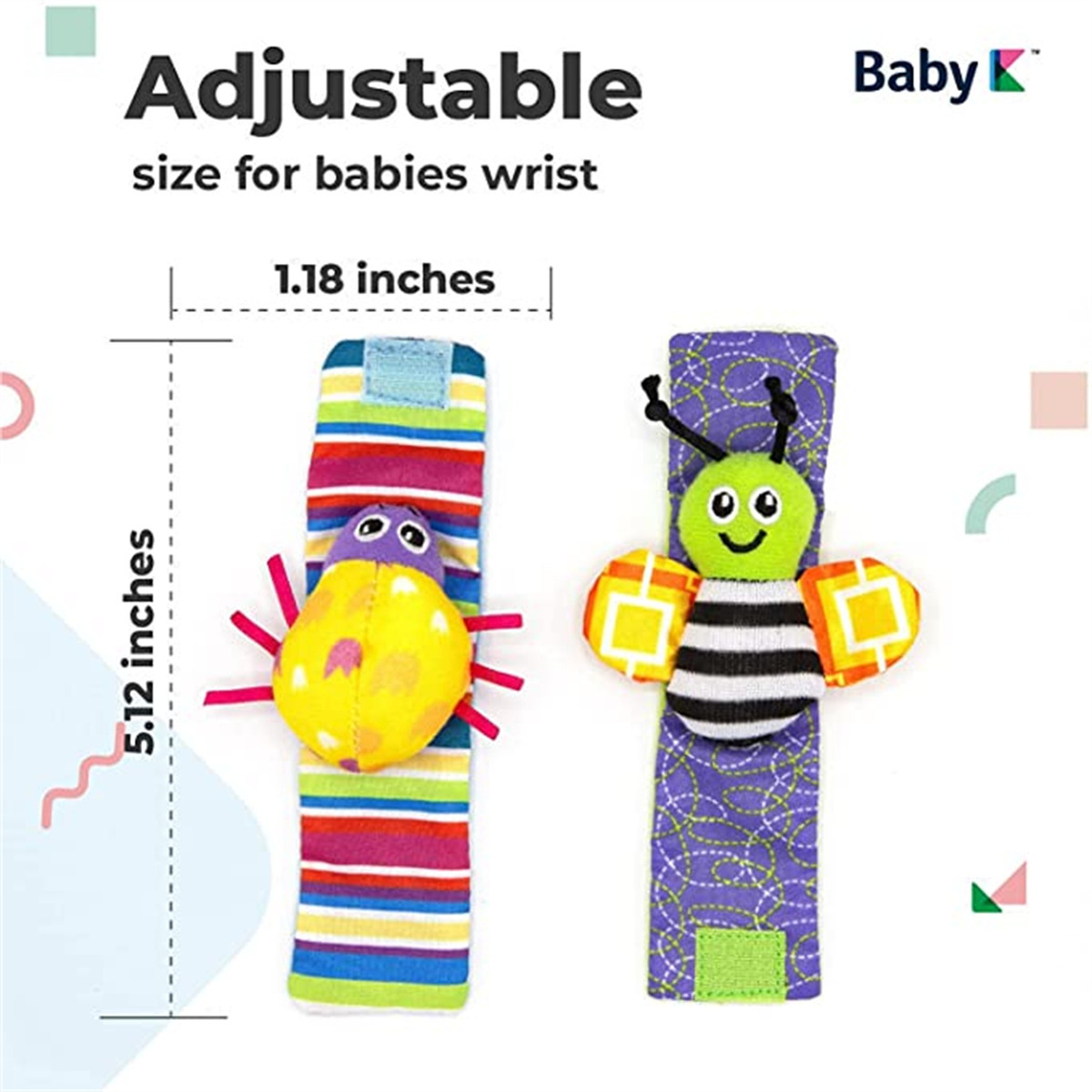 4pcs Bebê Wearable Mão Braço Tornozelo Pulseira Localizadore - Imagem 4