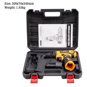Furadeira Sem Fio De 10mm 12v Com Maleta De Transporte