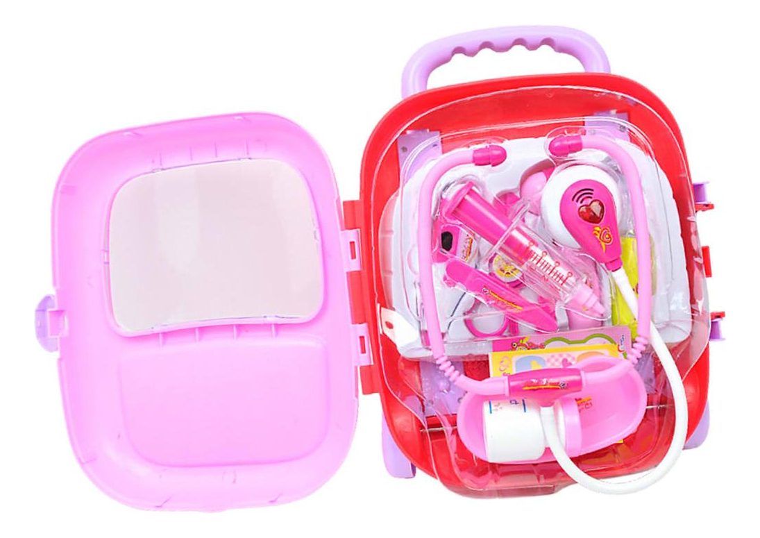 Enfermeira Doutora Brincando Estojo Brinquedos Com Luz E Som - Imagem 8