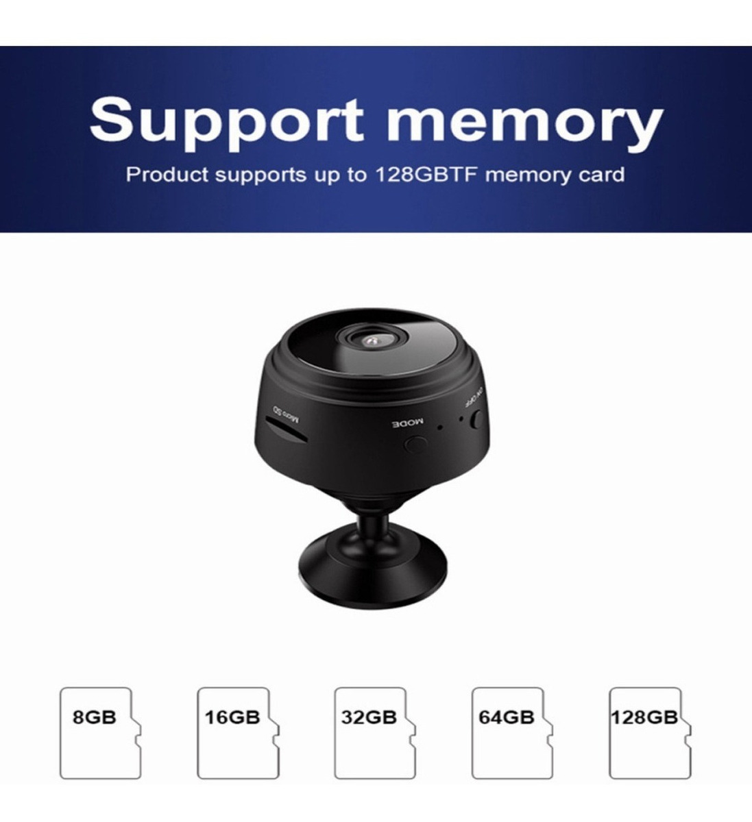 Mini Câmeras De Segurança Wifi 1080p Hd Sem Fio Escondidas - Imagem 5