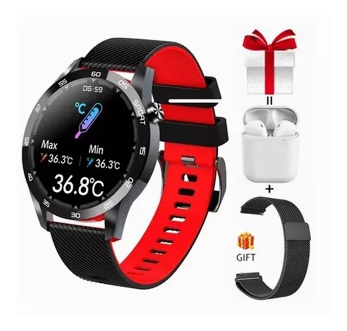 Para O Smartwatch Masculino Xiaomi Huawei F22l Bt4. - Imagem 9
