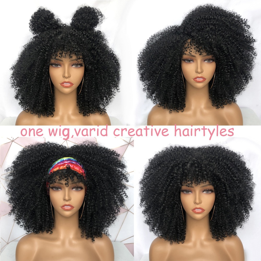 Peruca Peruca Afro Cacheada Para Uso Diario - Imagem 8