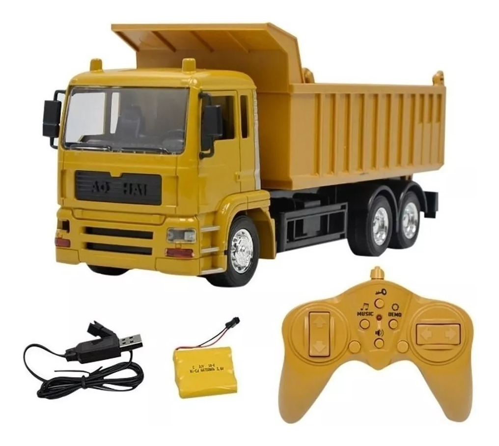 G 1/24 Basculante De 8 Canais Com Controle Remoto Rc Ghth - Imagem 2