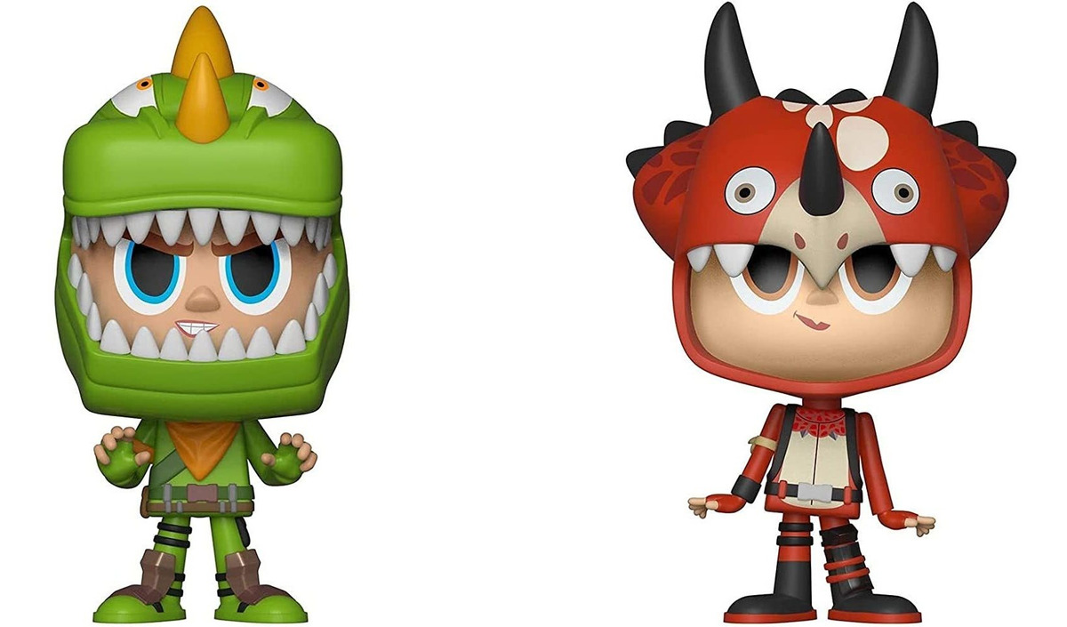 Funko Vynl: Fortnite - Brinquedo Rex & Tricera Ops, Multicol - Imagem 3