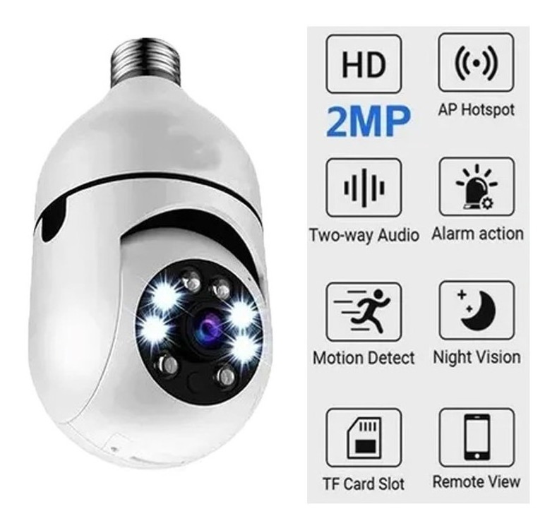 Segurança Camera Externa Camera Espia Wifi Hd 1080p