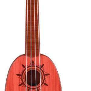 Pequena Guitarra Presente Educação Infantil Laranja