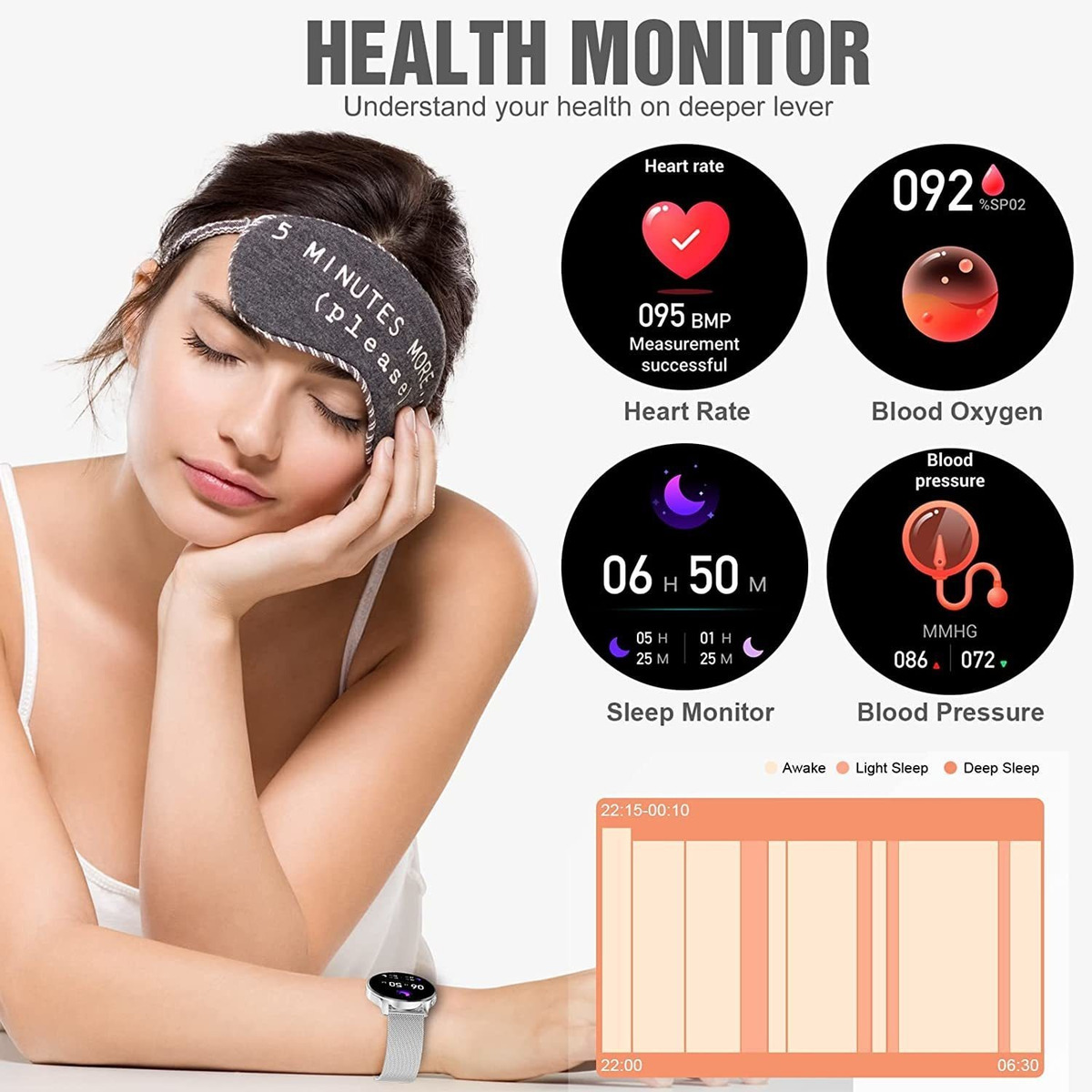 Smartwatch Para Mulheres (fazer/atender Chamadas) - Imagem 11