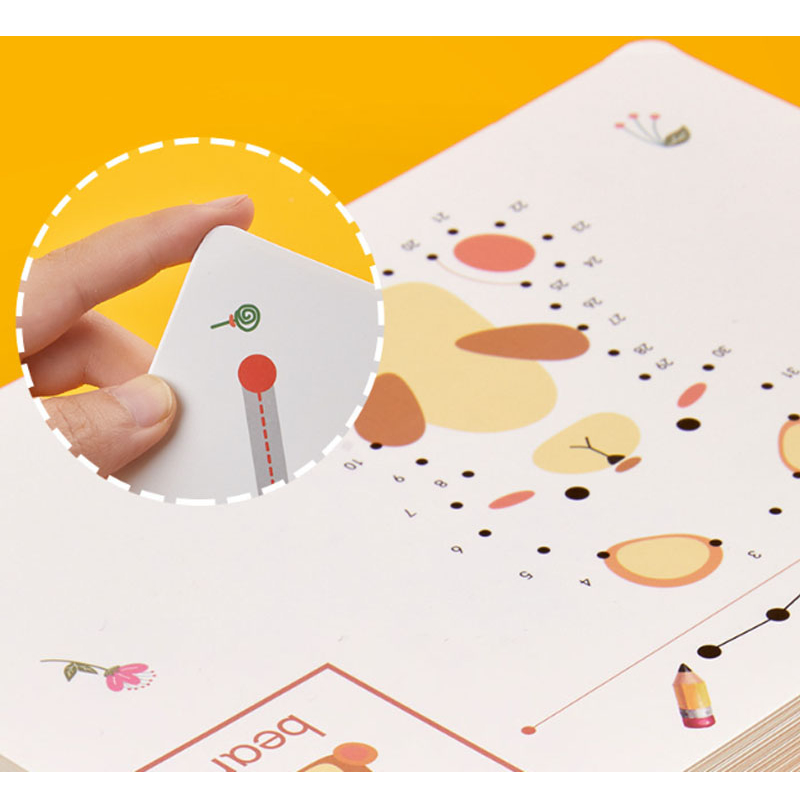 1pc Alfabetização Infantil Livro Cartilha De Contornos - Imagem 15