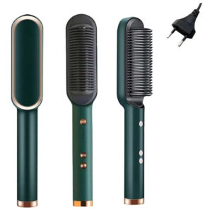 Escova Alisadora Anion Basiqe Sleek Gold