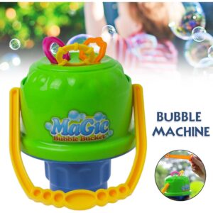 Balde De Bolha Mágica Infantil Soprador De Bolhas De Sabão P