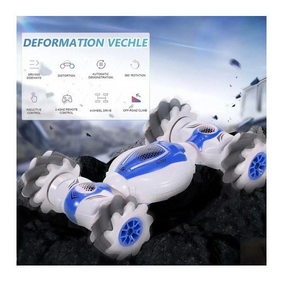 Carro Remoto Stunt Rc Gestos Com A Mão Veículos Com Sensor A - Imagem 4