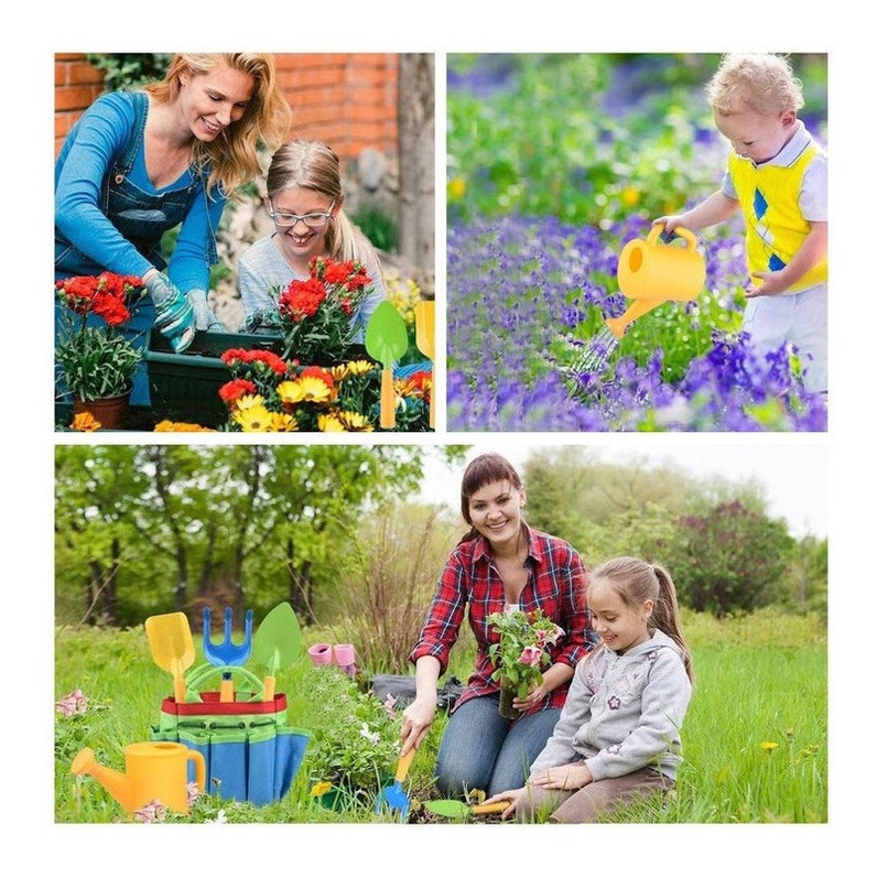 Conjunto De 8 Peças De Ferramentas De Jardinagem Infantil De - Imagem 8