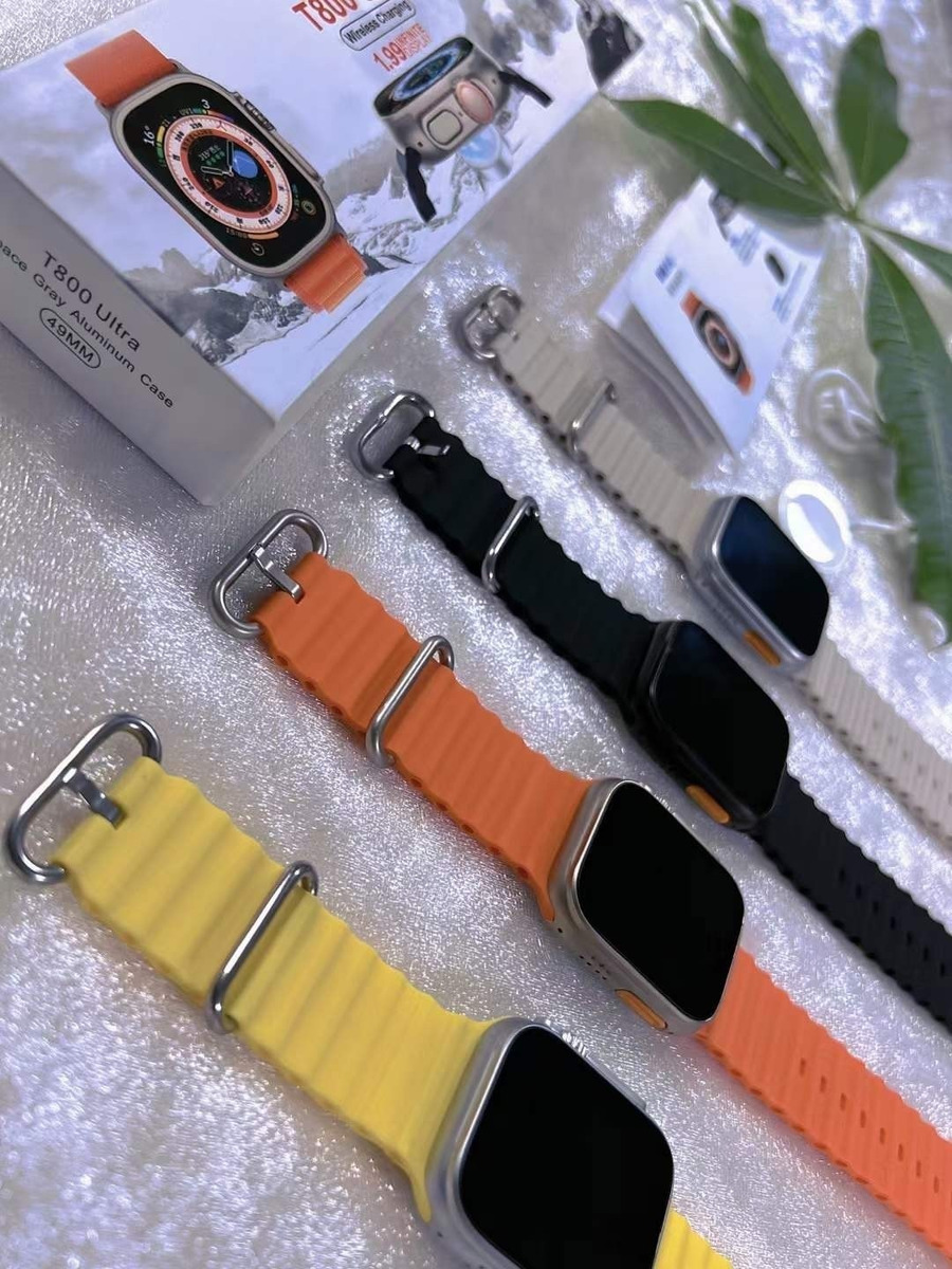 Kit 3 Smartwatches T800 Ultra Bluetooth Relógios Atacado - Imagem 2