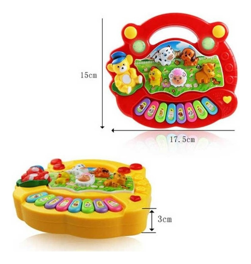 Teclado Piano Musical Bebê Brinquedo Infantil - Imagem 7