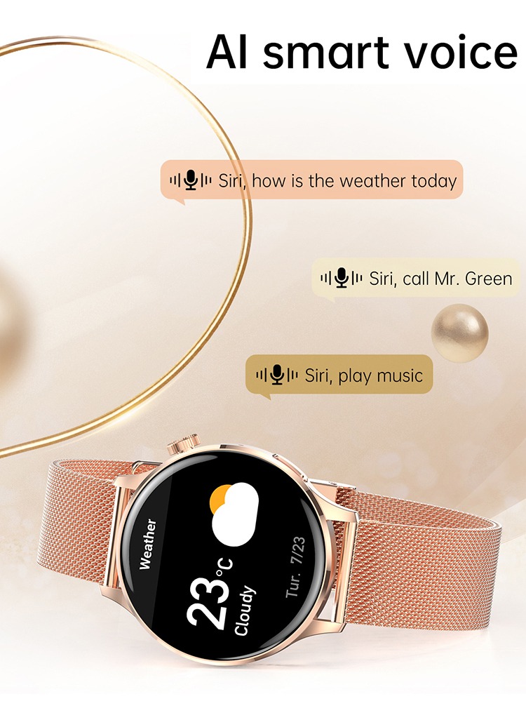 X1 Smartwatch Para Mulheres Touch Screen Fitness - Imagem 18