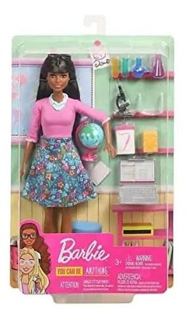 Boneca Afro-americana Mattel Barbie Teacher - Imagem 4
