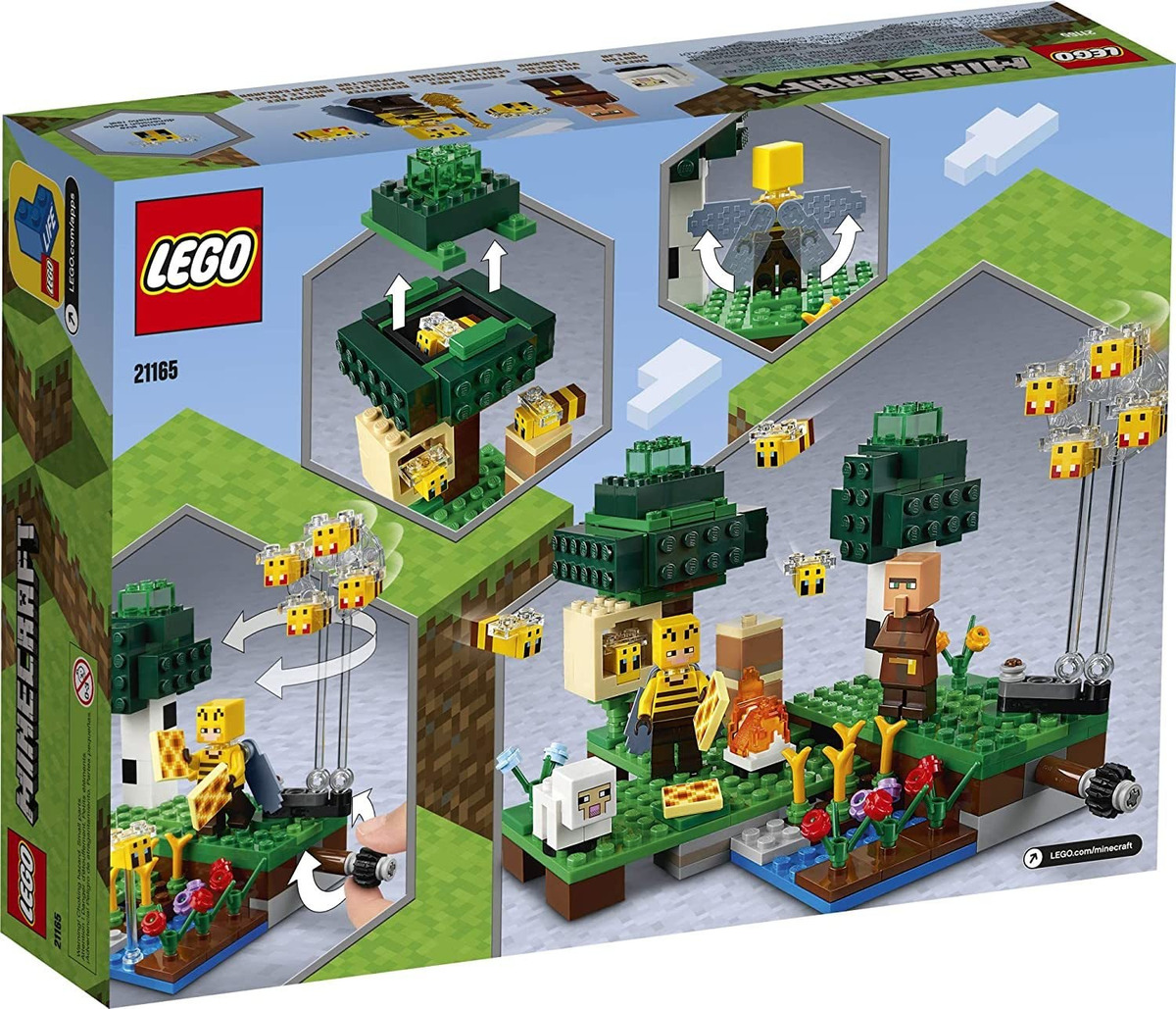 Lego Minecraft The Bee Farm 21165 Ação De Construção De Mine - Imagem 5