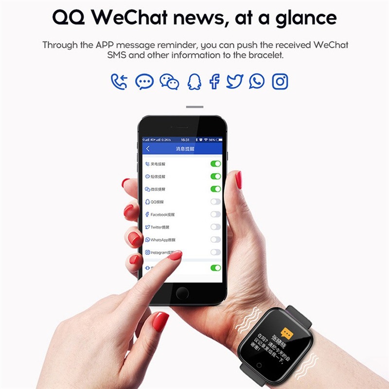 Impermeável Com Bluetooth De Smartwatch Desportivo - Imagem 18