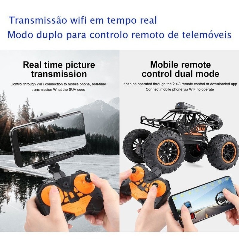 Câmara De Controlo Remoto De Carro Buggy Wifi - Imagem 7