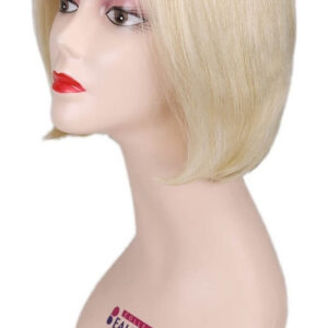 Loira Bob Cabelo Natural Perucas De Cabelo Humano