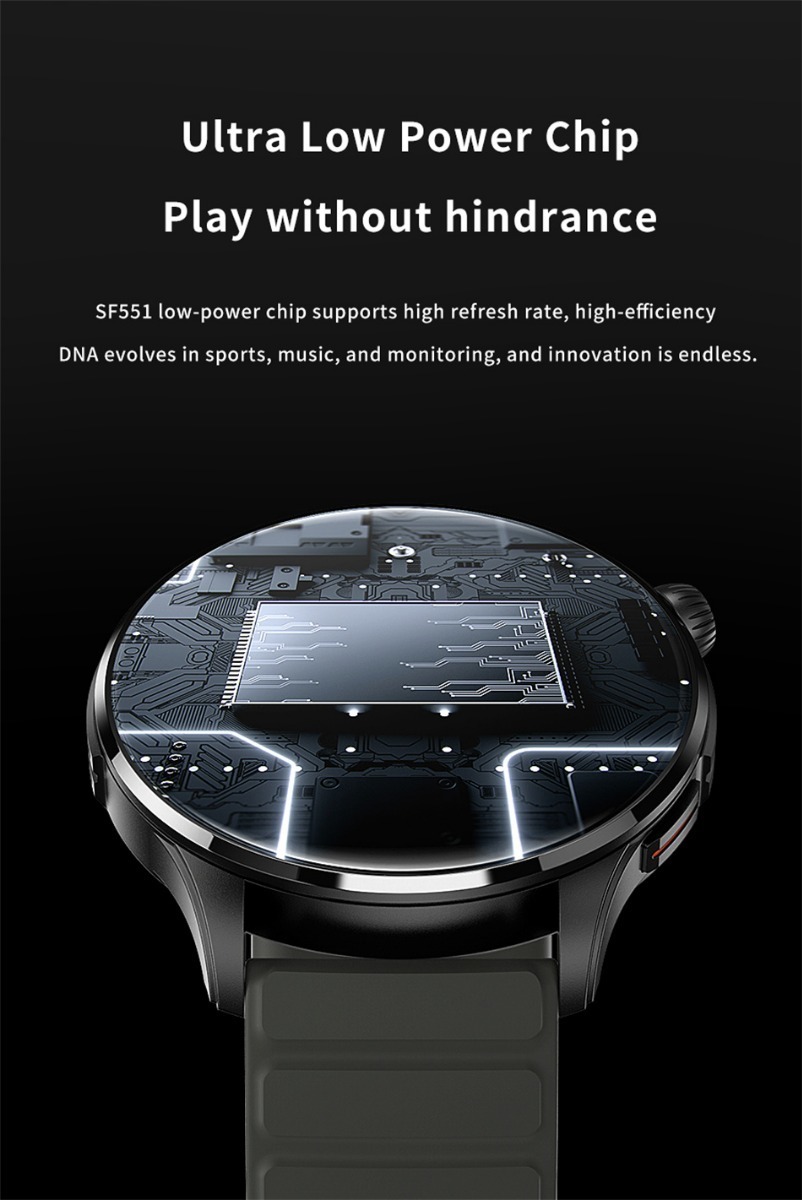 Chamada Bluetooth De Tela Grande Smartwatch Men 1.43 Amoled - Imagem 6