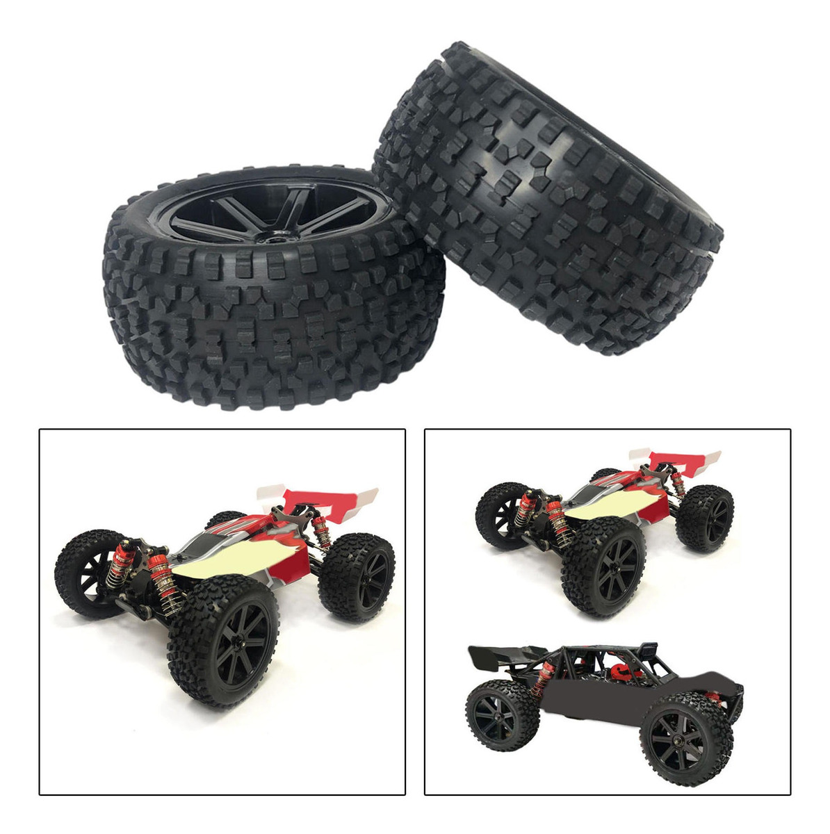 Alargamento Das Traseiras Dianteiras Para Wltoys 144001 1/14 - Imagem 7