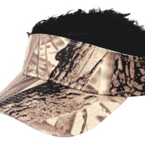 Boné De Peruca Com Peruca De Cabelo De Camufla Falsa Base Só