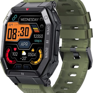 Smartwatch Para Homens Tactical Fitness Tracker