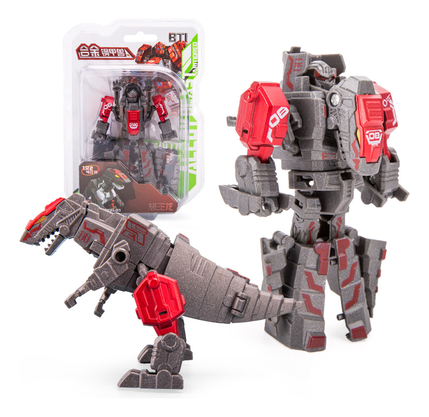 Toy Alloy Car Robot Brinquedo Infantil Transformando Robot B - Imagem 8