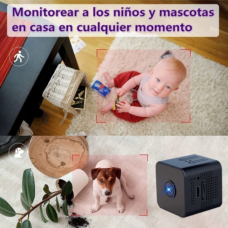 Câmera Espiã Wifi Mini Câmera De Segurança Escondida Hd 1080 - Imagem 6