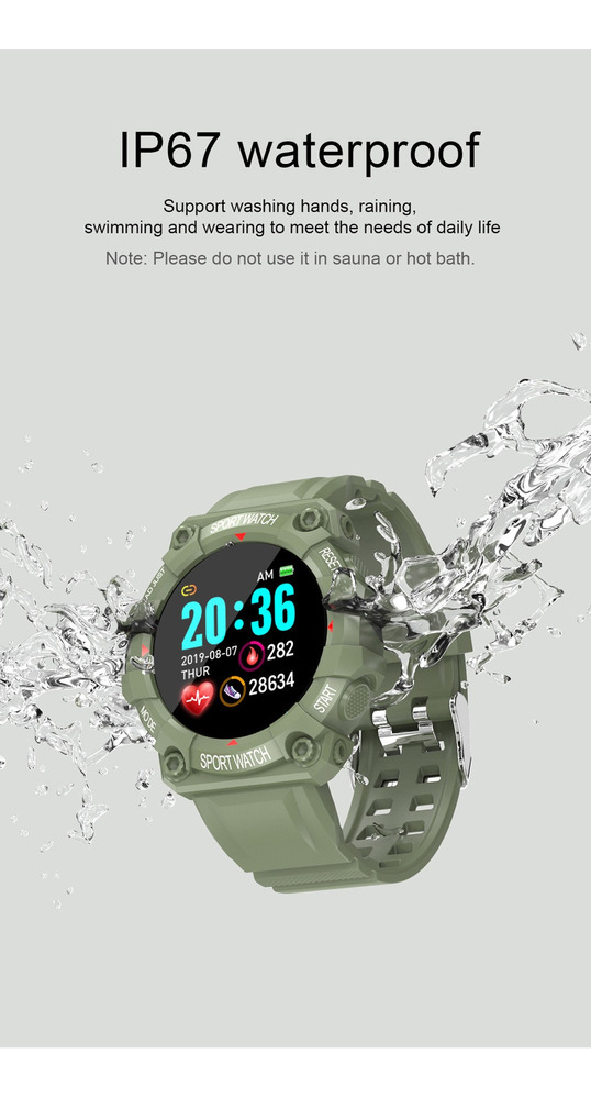 Kit 5 Smartwatches Fd68 Tela Redonda Relógios Atacado - Imagem 7