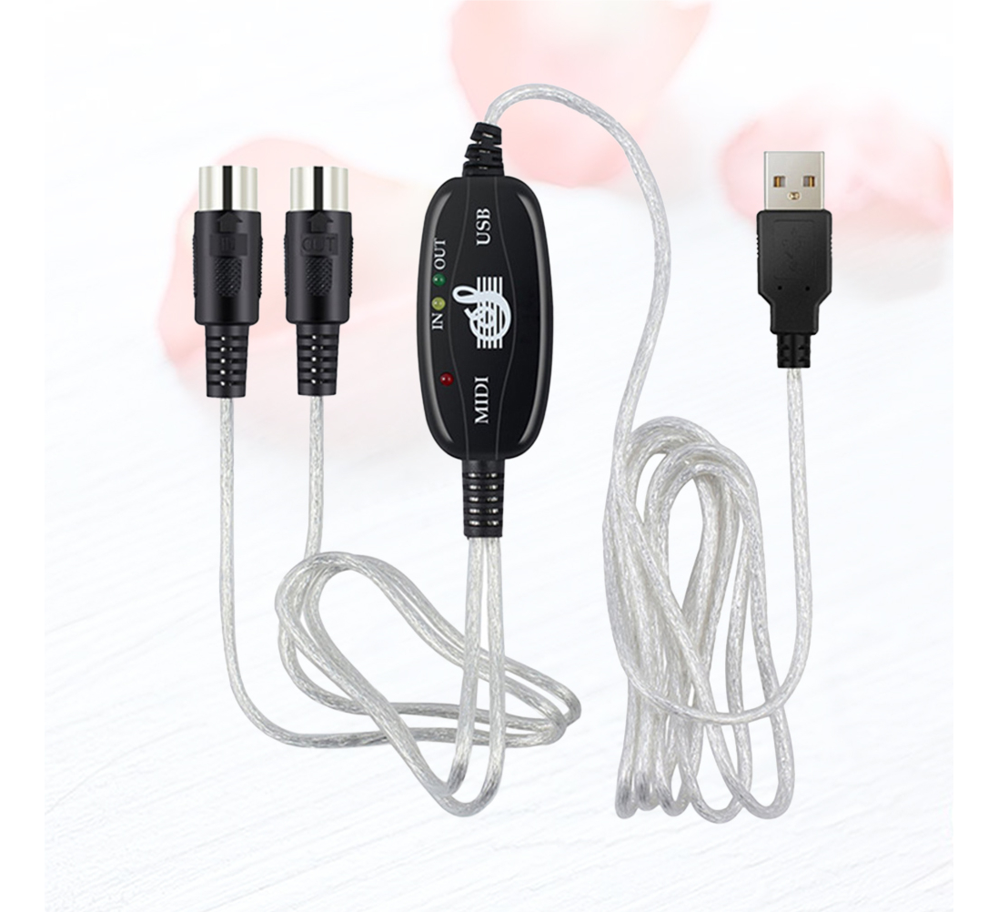 Teclado Sintetizador, Cabo Usb, Cabo Adaptador Midi De 180 X - Imagem 6