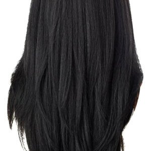 Peruca, Cabelo Médio, Cabelo Liso, Feminino, Preto, Gradient