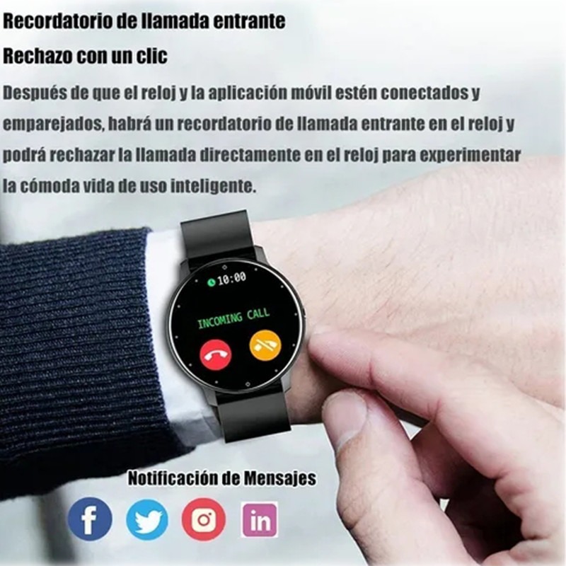 Para Xiaomi Huawei iPhone Zl02 Smartwatch À Prova D - Imagem 7