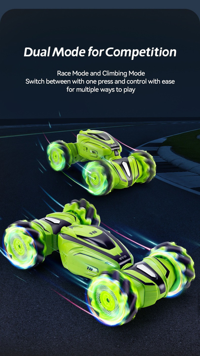 Deformação Do Controle Remoto Gesture Rc Car Drift Stunt 2.4 - Imagem 6
