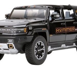 Carrinho De Carro Miniatura Black Mamba 1:24 Hummer Ev Metal