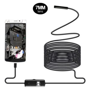 10m An97 Android Ip67 Cabo Usb Endoscopia Câmera, Lente De 7