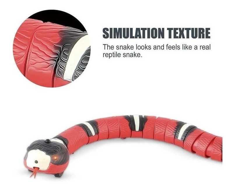 Brinquedo De Gato De Brinquedo De Cobra De Indução Elétrica - Imagem 4