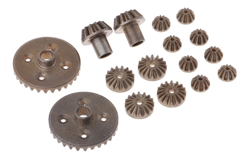 16x Metal Diferencial Dirigindo Engrenagem Planeta Conjunto - Imagem 7