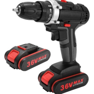 Furadeira Elétrica Multifuncional 36v De Impacto Sem Fio