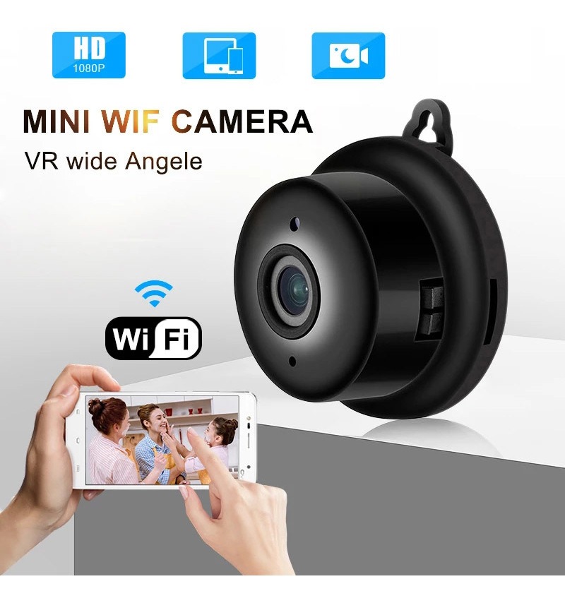 Mini Câmera Wifi Com Visão Noturna 1080p - Imagem 2