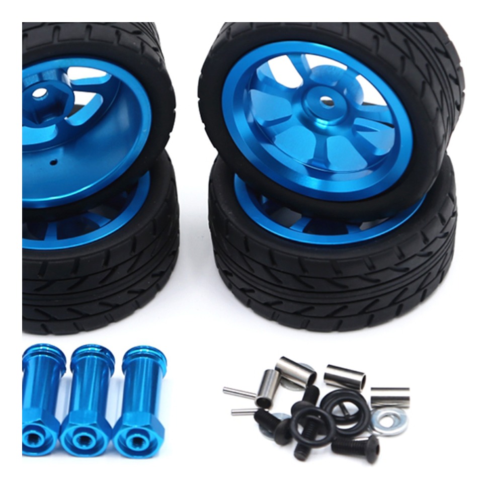 4 Peças 1/14 Rc Car Pneus & Para Wltoys 144001 Com 12mm - Imagem 18
